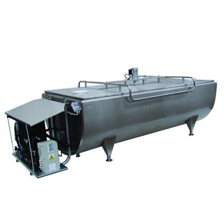 Tanks à lait demi-cylindriques horizontaux